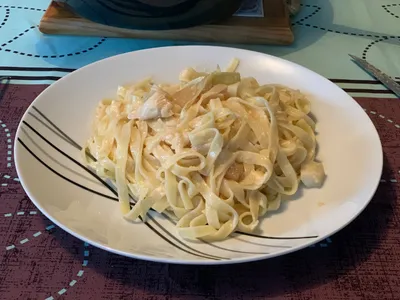 TAGLIATELLES POULET CHAMPIGNON 